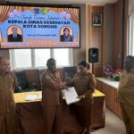 Tongkat Estafet Pimpinan Dinas Kesehatan Kota Sorong Resmi Berpindah Tangan