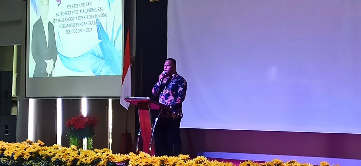 Putra Moi Dilantik, Robert Malaseme Gelar Syukuran dan Doa Bersama di Sorong