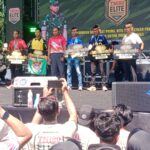 Prajurit Satkopaska Koarmada III Raih Juara III Marathon Elite HUT Ke-80 TNI