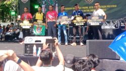 Prajurit Satkopaska Koarmada III Raih Juara III Marathon Elite HUT Ke-80 TNI