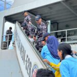 Koarmada III Kenalkan Dunia Maritim kepada Anak TK Paud Angkasa di KRI TWD-526