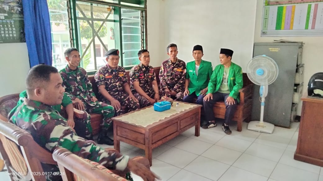 Koramil Kuripan Gandeng Ansor-Banser Perkuat Siskamling Desa