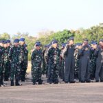 Tanggap Situasi, Danlanud Sultan Hasanuddin Pimpin Apel Kesiapsiagaan