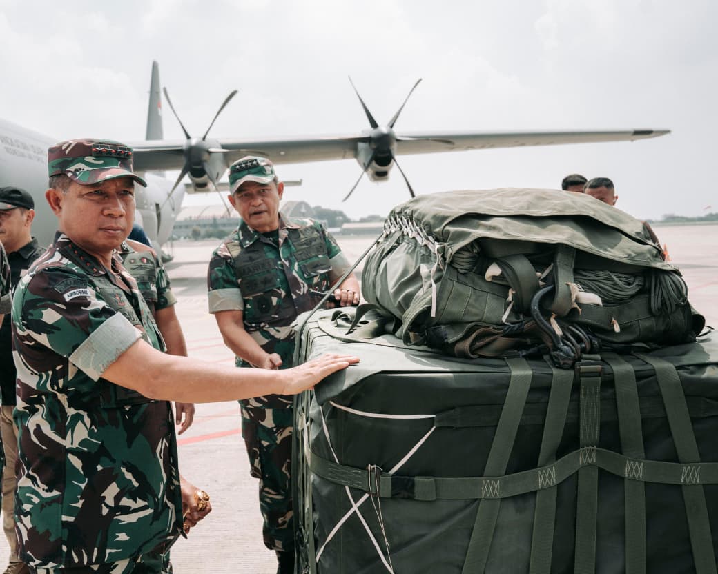 Panglima TNI Kirim Pasukan Terpilih Bantu Penyaluran Makanan Ditengah Gempuran Rudal Israel di Gaza