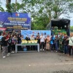 Lanud Sultan Hasanuddin Gelar Gerakan Pangan Murah di Car Free Day, Sediakan 3 Ton Beras SPHP Bulog