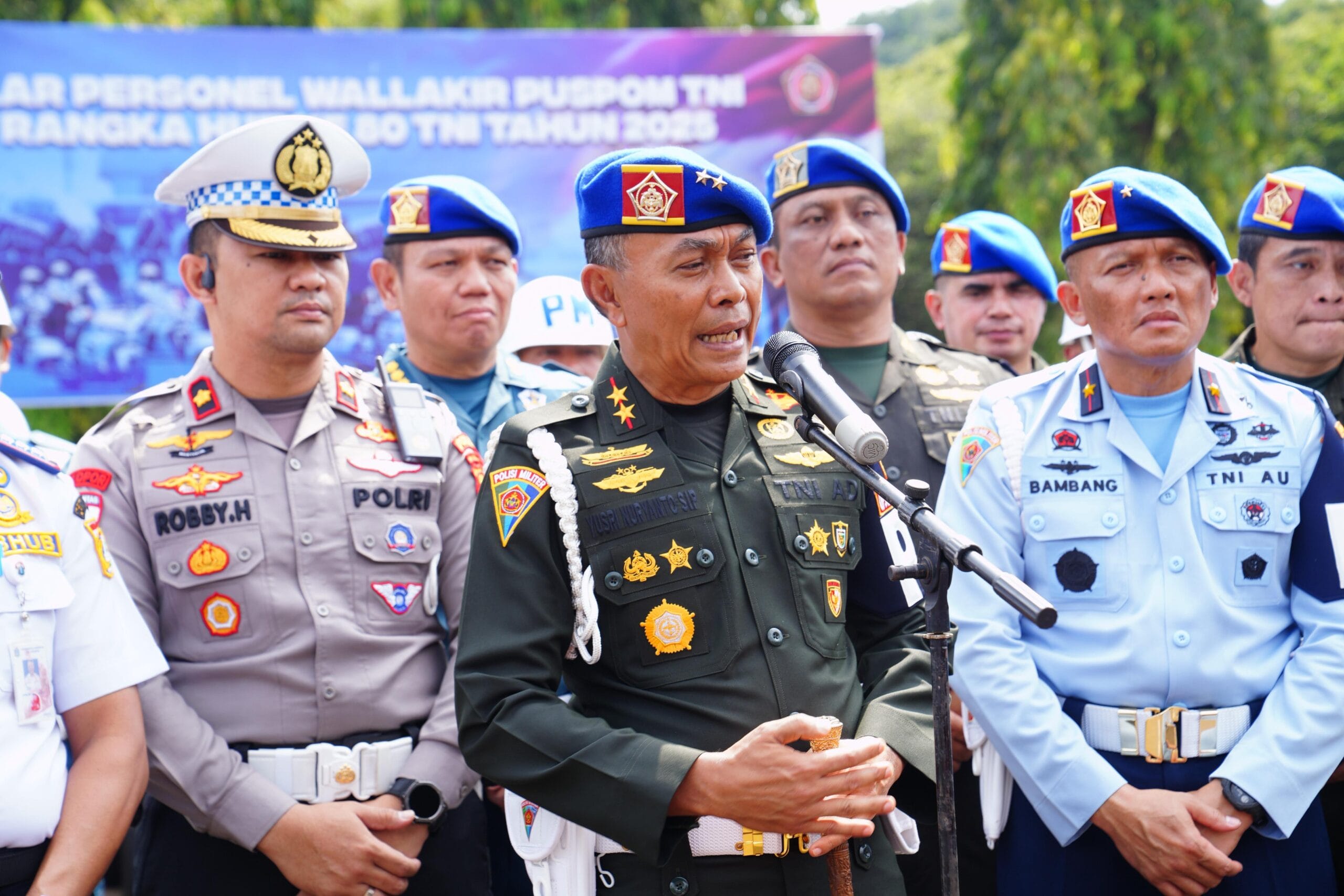 Puspom TNI Gelar Apel Personel Wallakir, Siap Amankan HUT Ke-80 TNI Puspom TNI Gelar Apel Personel Wallakir, Siap Amankan HUT Ke-80 TNI