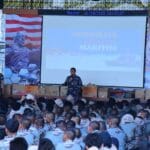 KKRI Bentuk Generasi Muda Cinta Bahari dan Tangguh Bela Negara di KRI Banjarmasin-592