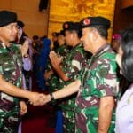 Panglima TNI Terima Laporan Korps Kenaikan Pangkat 177 Pati TNI