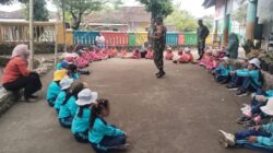 TNI Dan TK Darma Wanita Serang Gelar Edukatif Tanamkan Cinta Tanah Air Sejak Dini