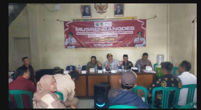 Musrenbangdes Pabangbon Bahas Skala Prioritas Usulan Infrastruktur dan Ekonomi Serta UMKM Tahun Anggaran 2026 - 2027