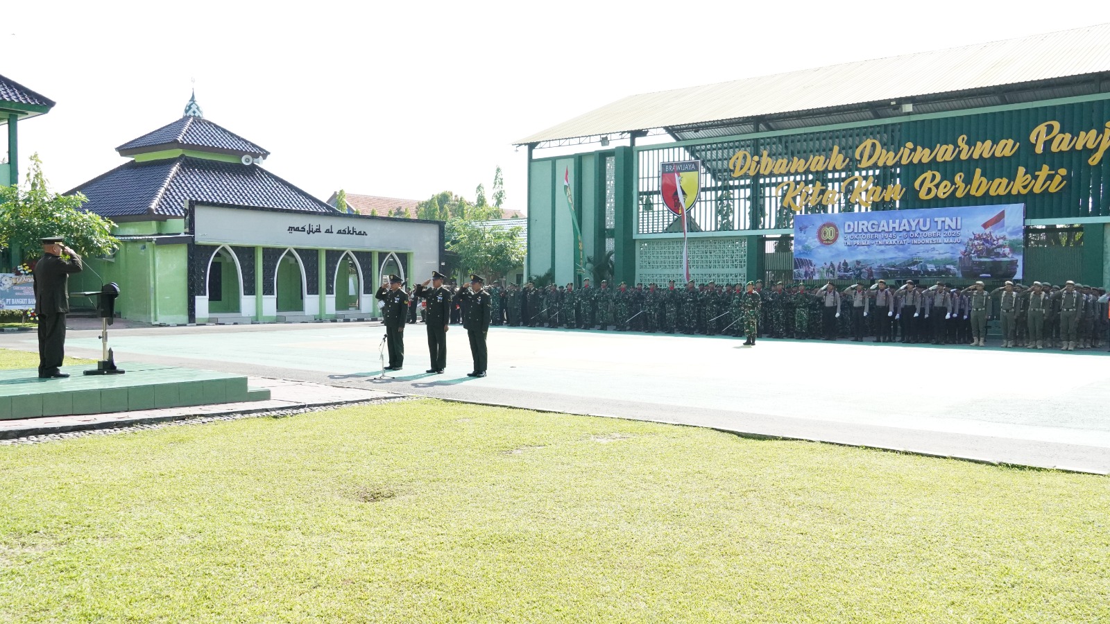 Kodim Bojonegoro Gelar Upacara Peringatan HUT Ke- 80 TNI