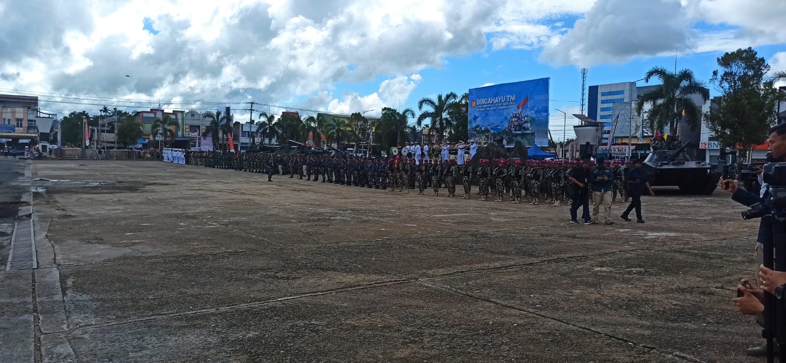 HUT TNI ke-80 di Papua Barat Daya: TNI Prima dan Kuat Bersama Rakyat untuk Indonesia Maju