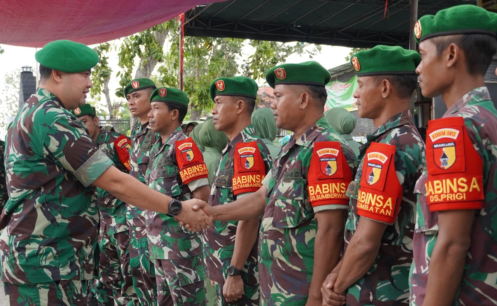Kunjungi Koramil Kanor, Dandim Bojonegoro Resmikan Musholla Sangkan Paran