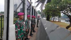 Prajurit Yonif 2 Marinir Laksanakan Pengamanan Situasi Nasional di Sejumlah Objek Vital Negara