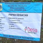 Pembangunan TPT Jalan Desa Cinangneng Diharapkan Tingkatkan Ketahanan Infrastruktur Desa