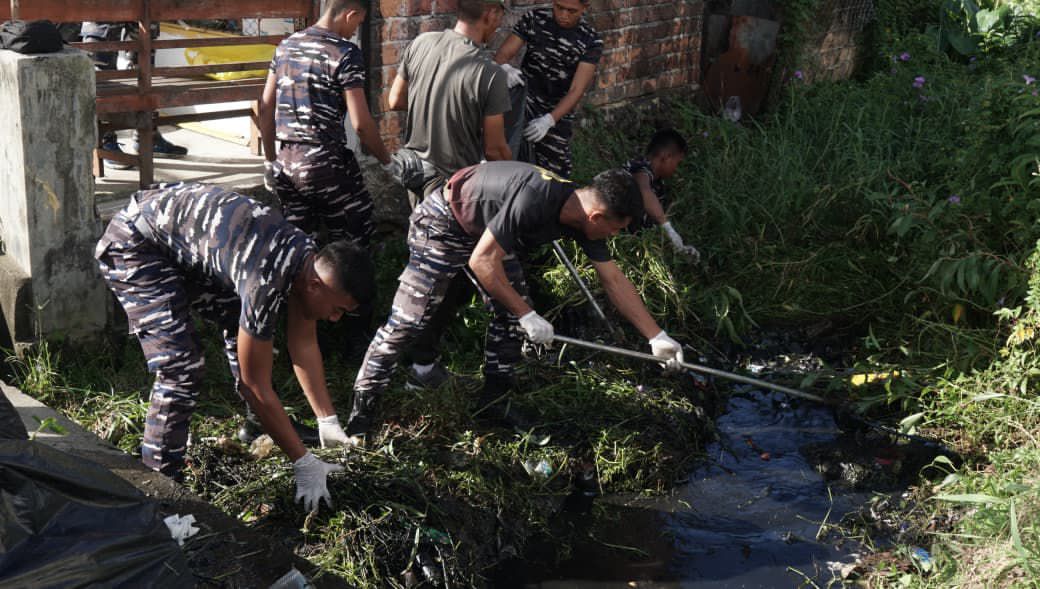 Sinergitas Peduli Lingkungan, Kodaeral XIV Turut Sukseskan Aksi Bersih Serentak Sinergitas Peduli Lingkungan, Kodaeral XIV Turut Sukseskan Aksi Bersih Serentak