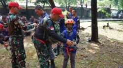 Penuh Keberanian, Siswa Gapura Panca Waluya Batch VI Tuntaskan Materi Rintangan