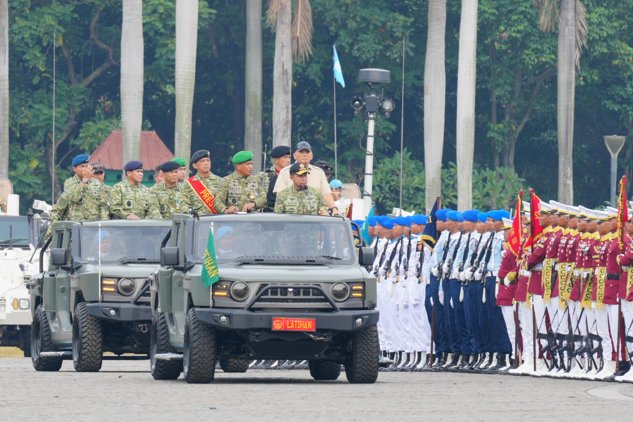 Panglima TNI Tinjau Geladi Bersih, Pastikan Kesiapan Perayaan HUT ke-80 TNI Panglima TNI Tinjau Geladi Bersih, Pastikan Kesiapan Perayaan HUT ke-80 TNI