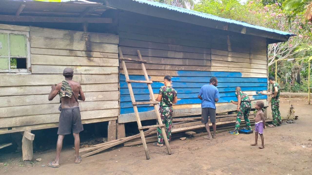 Dari Tangan Prajurit Lahir Rumah Baru, Dari Hati TNI Tumbuh Cinta untuk Rakyat