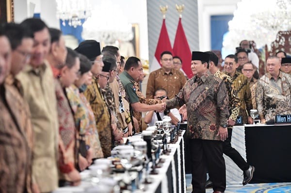 Panglima TNI Hadiri Rapat Kabinet Paripurna yang Dipimpin Presiden Prabowo