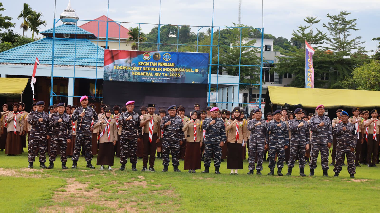 Wadan Kodaeral XIV Pimpin Upacara Pembukaan PERSAMI KKRI Gelombang III di Sorong