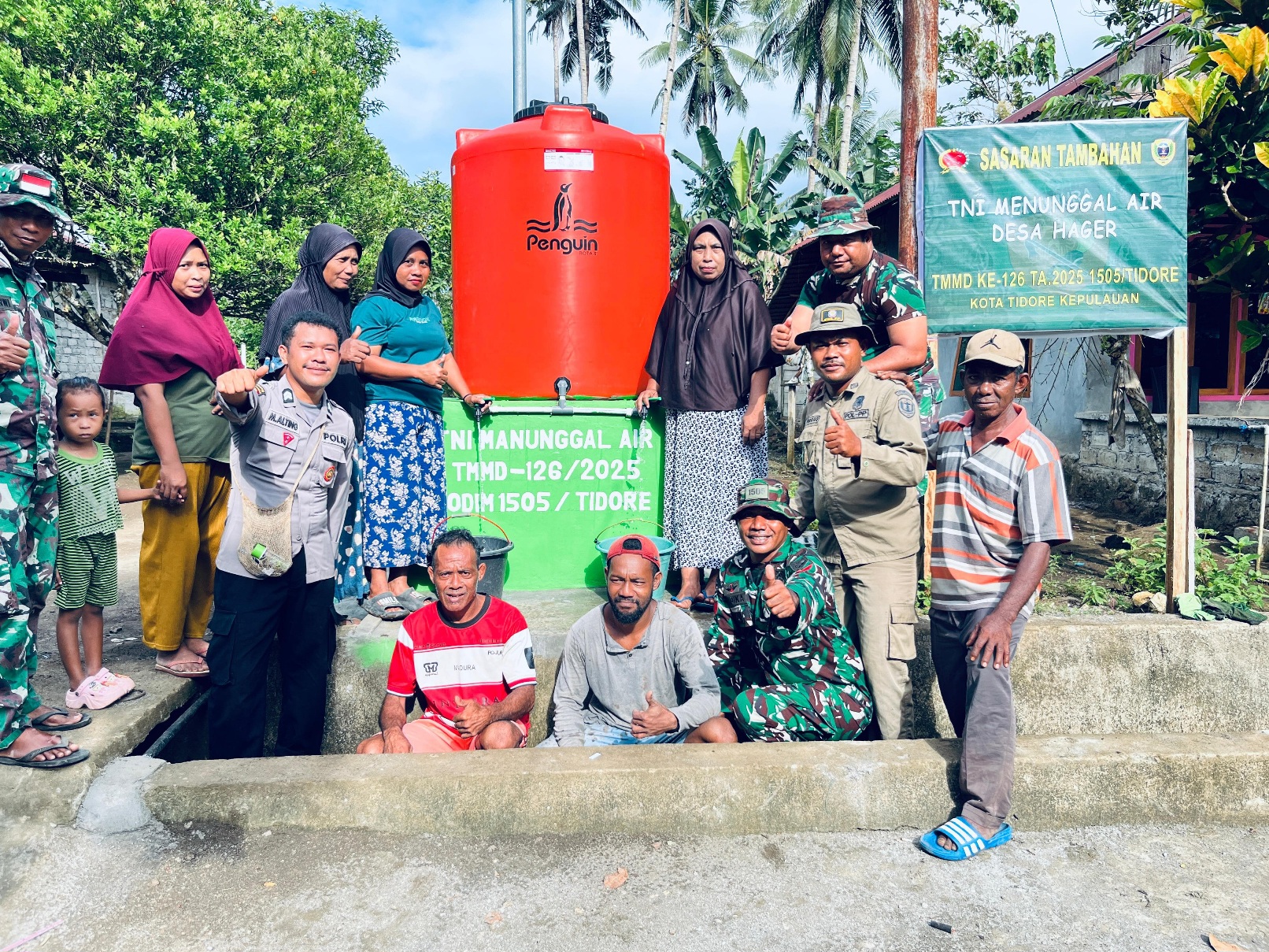 Tuntas Sesuai Target, TMMD Ke-126 Kodim 1505/Tidore Bawa Senyum di Tengah Masyarakat