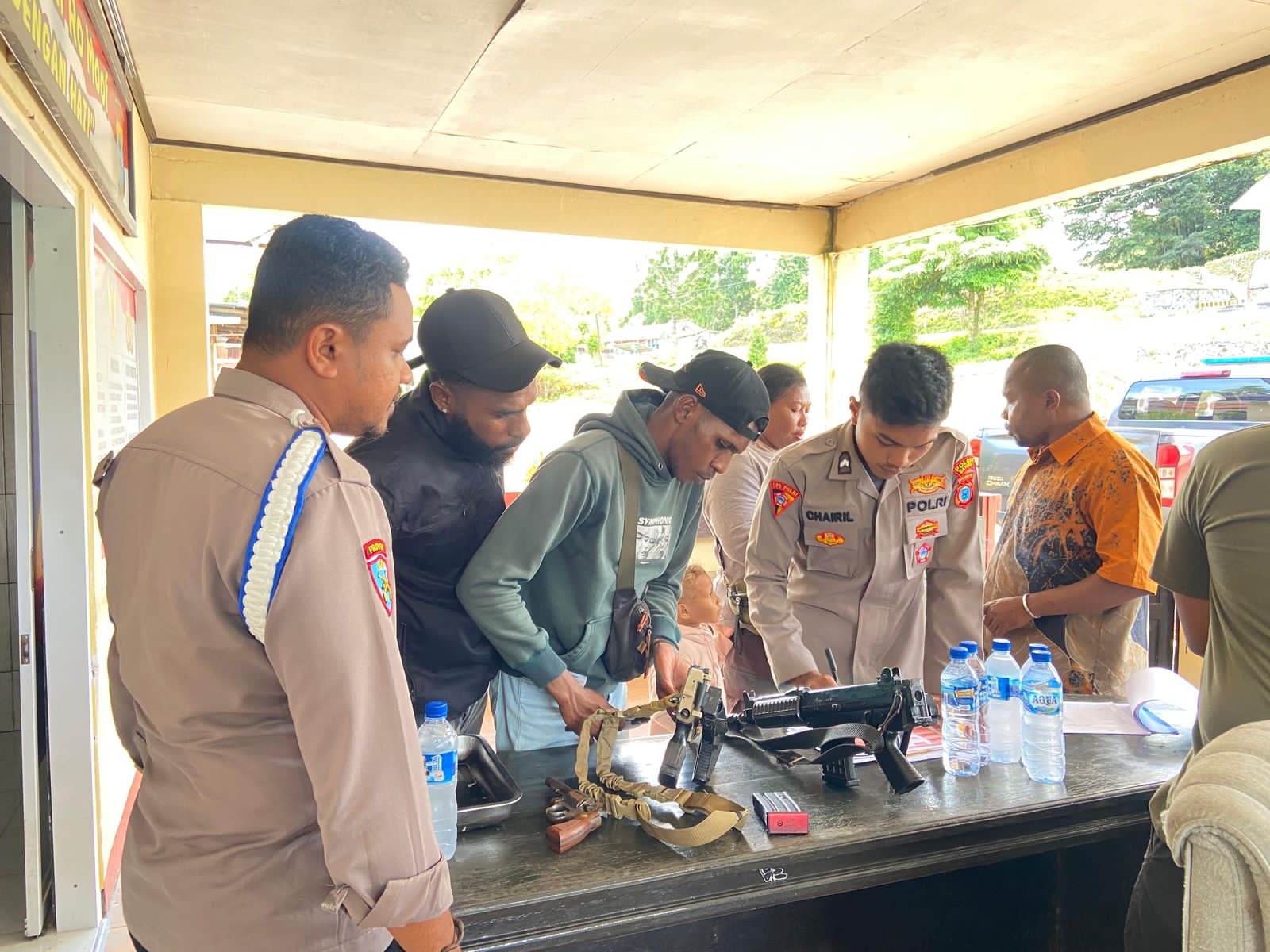 Wakapolres Maybrat Pimpin Pengecekan Kesiapan Personel dan Inventaris Polsek Jajaran Jelang Operasi Lilin 2025