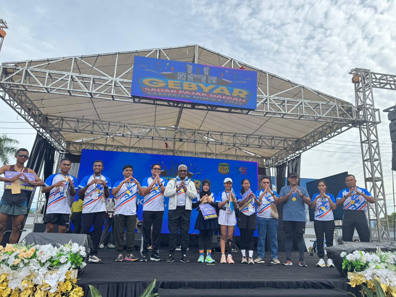 Dandim 1710/Mimika Hadiri Bapenda Fun Run 2025, Wujudkan Semangat Sehat dan Sadar Pajak