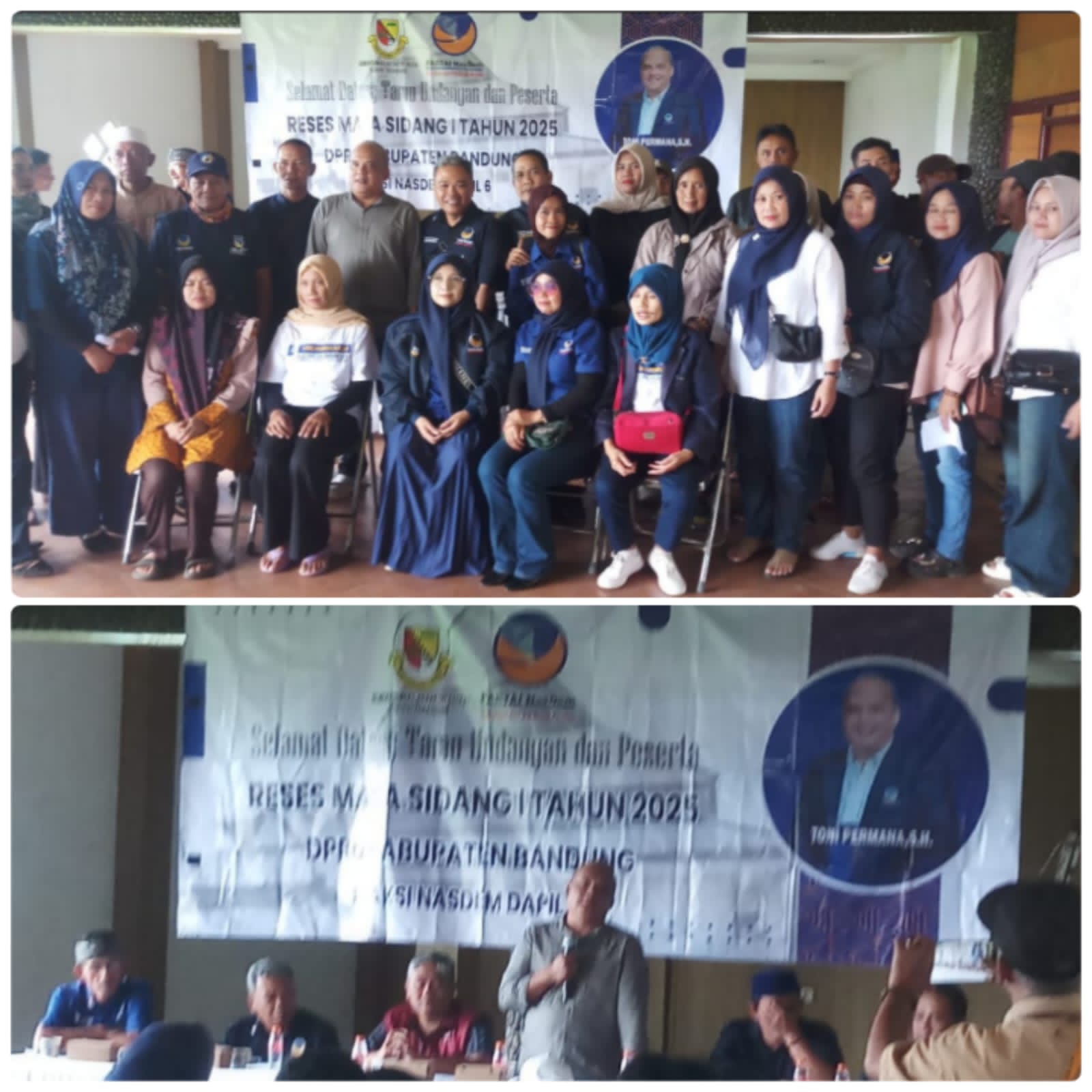 Toni Permana SH Anggota DPRD Kabupaten Bandung Fraksi Nasdem Soroti Permasalahan SPAM PDAM