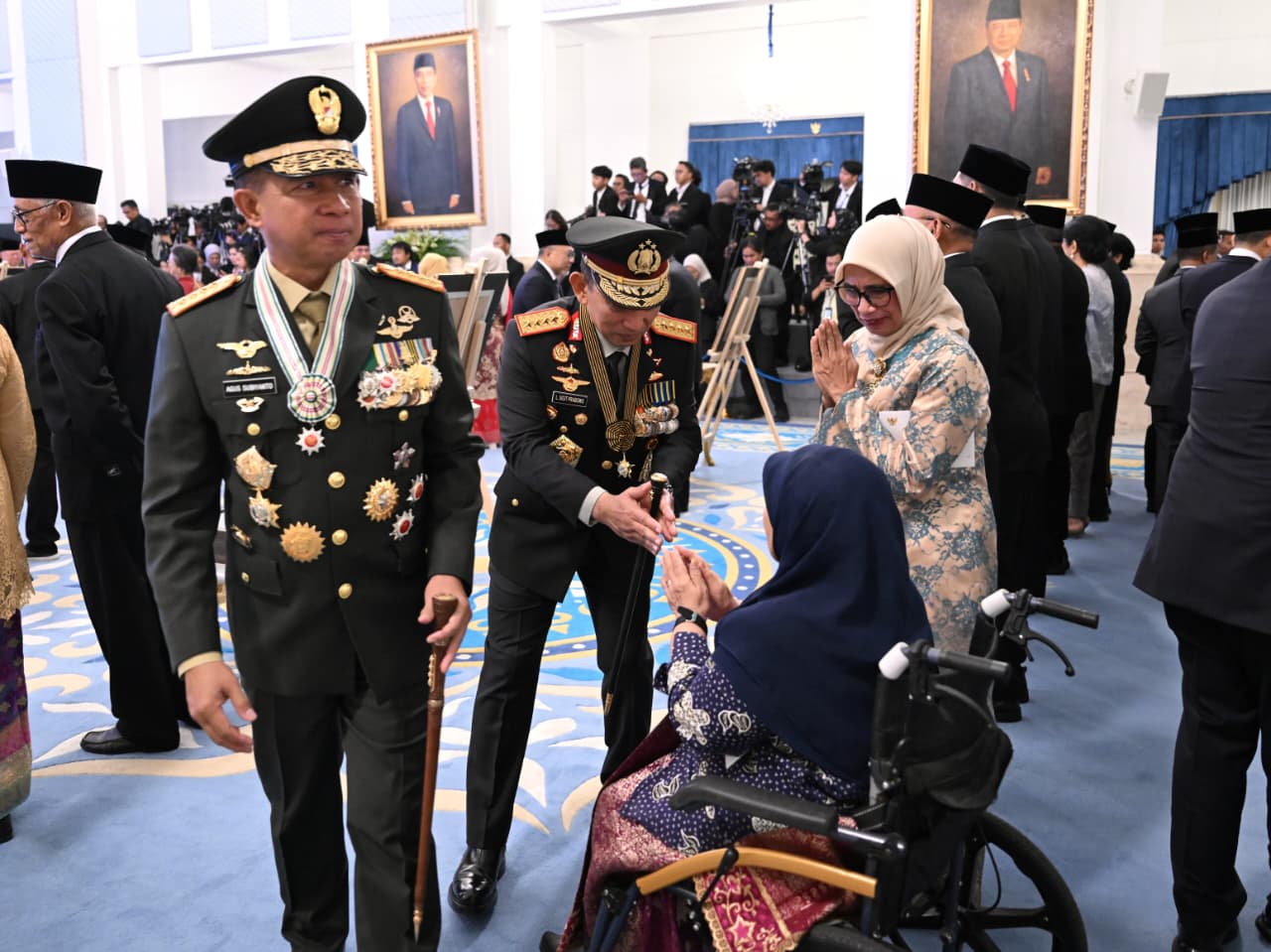 Panglima TNI Hadiri Penganugerahan Gelar Pahlawan Nasional oleh Presiden RI