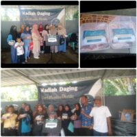 Yayasan Sever Indonesia Bekerjasama Dengan Desa Cimulang Salurkan Bantuaan Daging Sapi Terhadap Warga