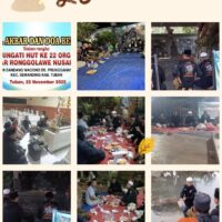 Air Mata Haru Mengalir Saat Tahlil Akbar HUT ke-22 Laskar Ronggolawe Nusantara