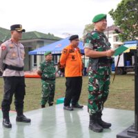 Antisipasi Bangsit Bencana Alam, Kodim 0913/PPU Gelar Apel Kesiapsiagaan