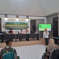 Babinsa Koramil 0913-03/Babulu Hadiri Undangan Lokakarya Mini Lintas Sektor Pertemuan Lintas Sektor Puskesmas  Sebakung Jaya