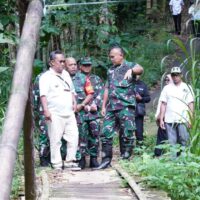 Kasdim 0808/Blitar Dampingi Danrem 081/DSJ, Tinjau Lokasi TMMD Ke 127 TA. 2026 Di Kab. Blitar