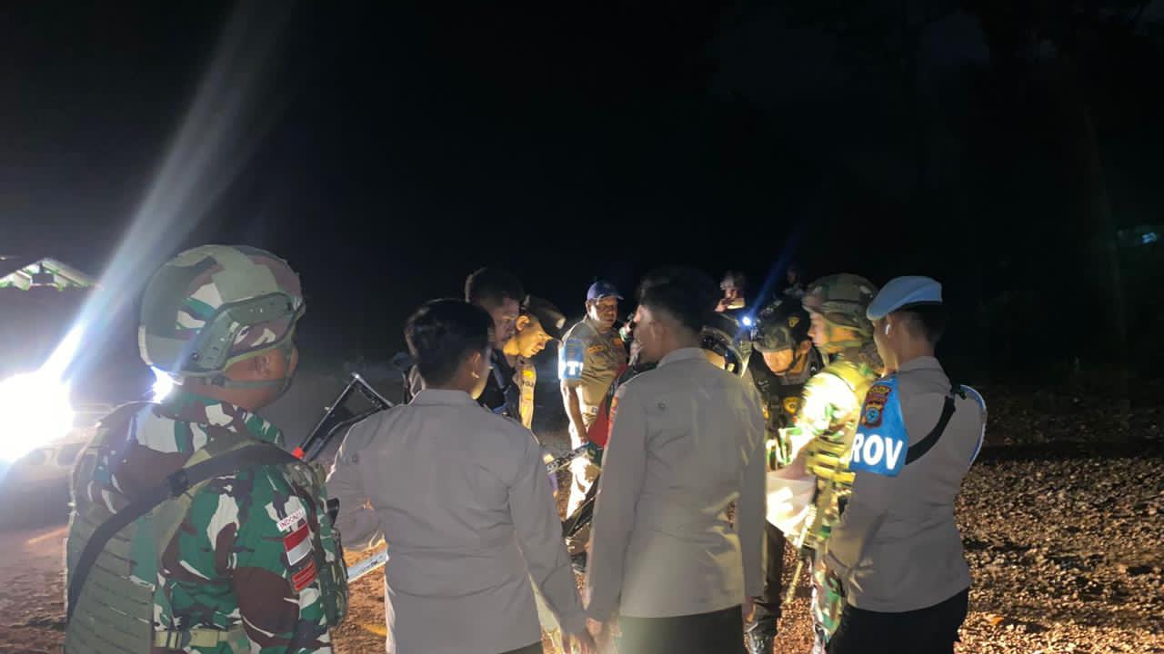 Polres Maybrat Gelar Patroli Gabungan Malam 1 Desember untuk Antisipasi Gangguan Kamtibmas