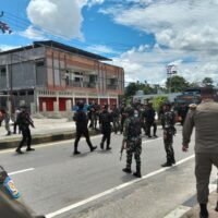 Kodim 1710/Mimika Gelar Patroli Gabungan Antisipasi Gangguan Kamtibmas di Wilayah Timika