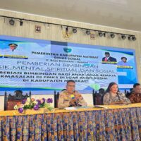 Wakapolres Maybrat Berikan Materi Program Pembinaan Remaja PMKS Tentang Bahaya Narkoba