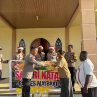 Safari Natal Polres Maybrat : Wujudkan Pelayanan POLRI Menjelang Natal dan Tahun Baru