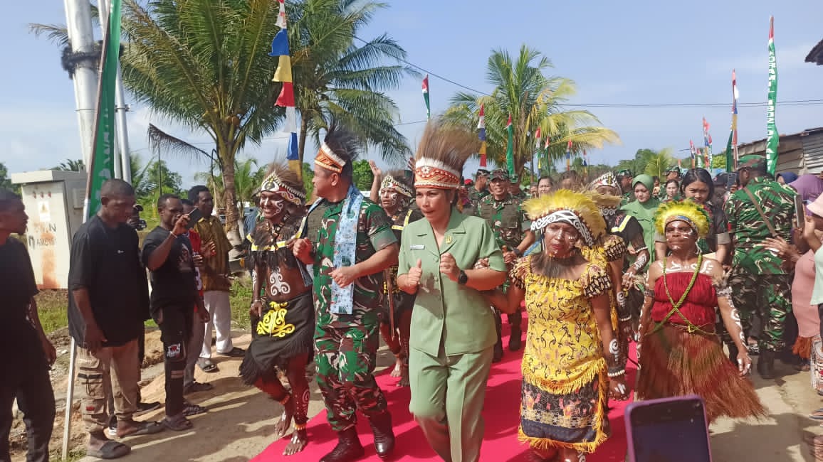 Bukti dan Kepedulian Guna Atasi Krisis Air, Kasad Resmikan Sumur Bor di Kampung Kurowatu Klalin Kabupaten Sorong