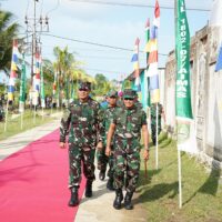 Pangkoarmada III Hadiri Kunker Kasad di Aimas Dalam Rangka Program TNI AD Manunggal Air