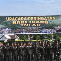 Peringati Hari Juang  Ke-80 TNI AD, Kasdim 1710/Mimika Bacakan Amanat Kasad