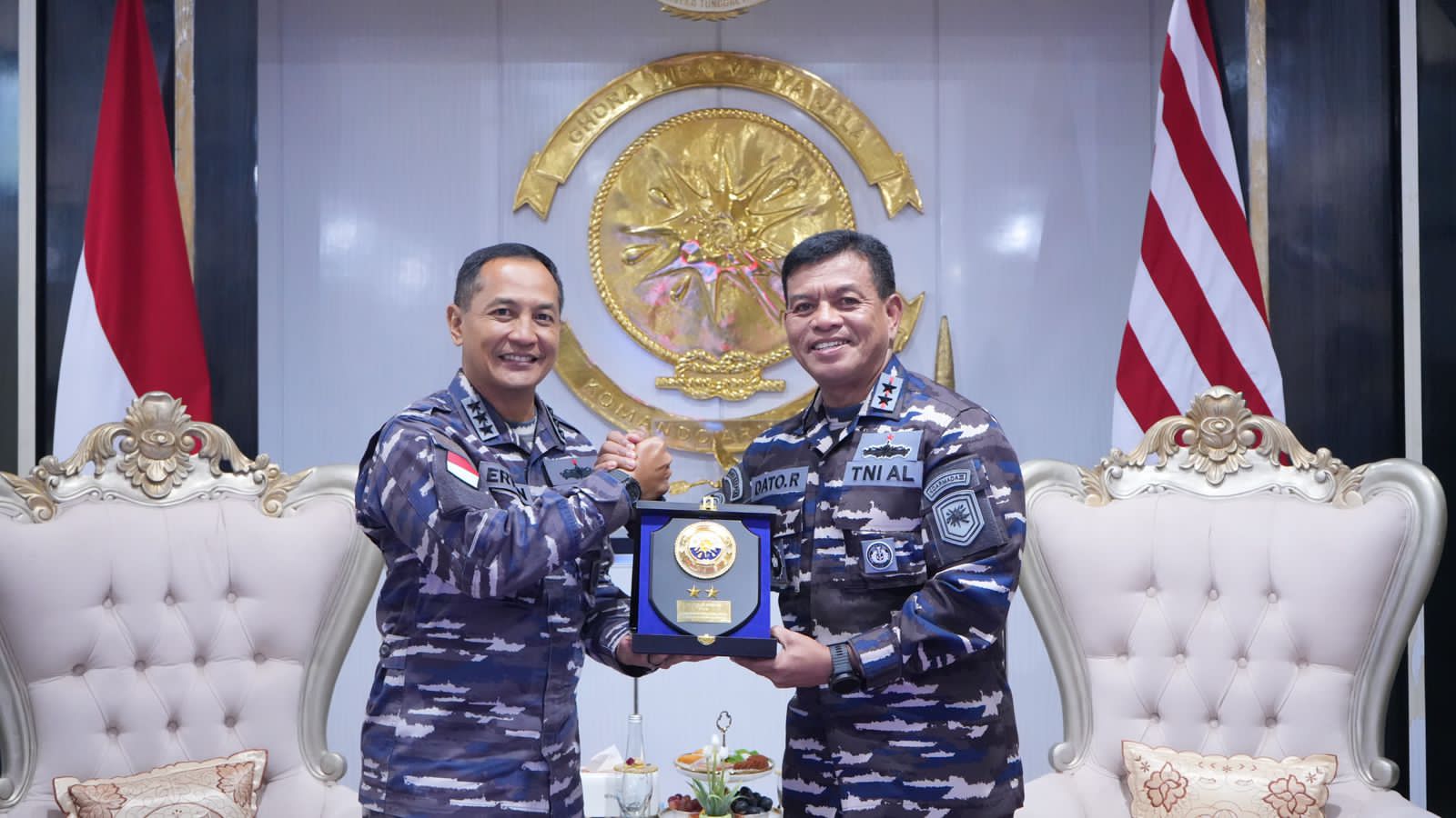 Wakasal Laksanakan Kunjungan Kerja ke Armada III Sorong