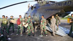 Misi Kemanusiaan Tanggap Bencana, Helikopter MI-17 TNI Bawa Bantuan ke Kota Langsa