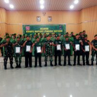 Melalui Korps Raport, Dandim 0913/PPU Lepas Personil Pindah Satuan