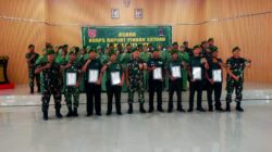 Melalui Korps Raport, Dandim 0913/PPU Lepas Personil Pindah Satuan