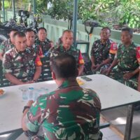 Tegaskan Disiplin dan Loyalitas Prajurit, Danramil 0913-01/Penajam Berikan Jam Komandan