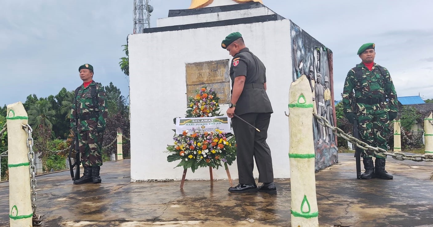 Peringati Hari Juang TNI AD, Kodim 0906/Kkr Gelar Upacara Dan Ziarah