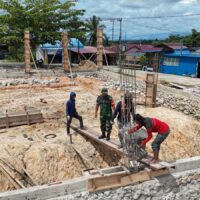 Tiada Henti, Babinsa Girimukti Dampingi Pembangunan Koperasi Merah Putih