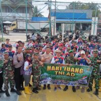 Karya Bakti Hari Juang TNI AD ke-80 Kodim 0913/PPU Sasar Lapangan Babulu